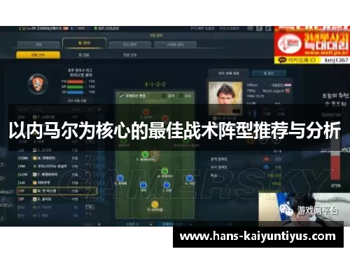 以内马尔为核心的最佳战术阵型推荐与分析