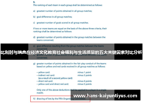比利时与瑞典在经济文化教育社会福利与生活质量的五大关键因素对比分析